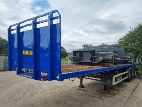 2012 SDC Triaxle Flat Trailer