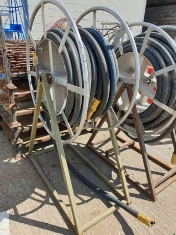 Hose Reel + Stand c/w Hi Pressure Air Hose