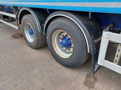 2018 SDC Triaxle 50ft Positive Rear Steer Flat Trailer  - 7