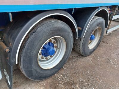 2018 SDC Triaxle 50ft Positive Rear Steer Flat Trailer  - 8