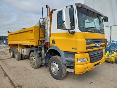 2008 DAF CF85 410 8x4 Grab Loader 