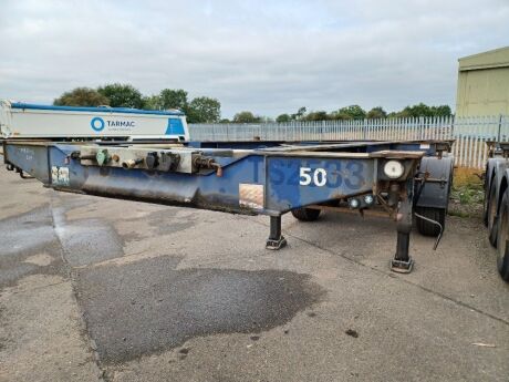 2010 Montracon Sliding Skeletal Trailer