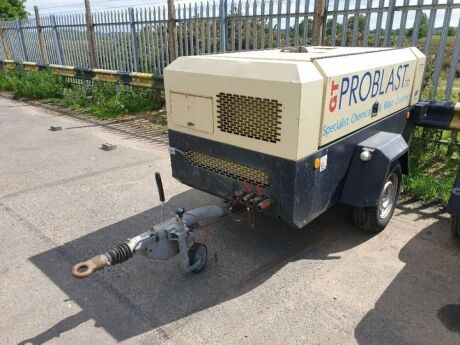 Doosan Ingersoll Rand Single Axle Drawbar 4 Tool Compressor