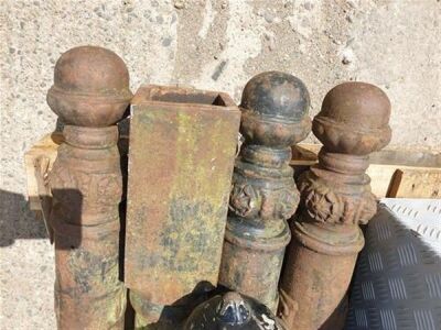 5 x Cast Iron Bollards - 5