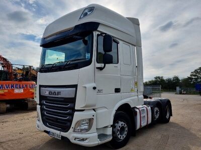 2016 DAF XF460 6x2 Superspace Midlift Tractor Unit