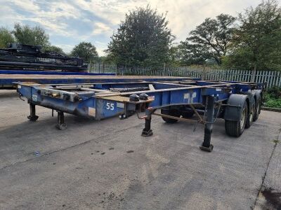 2010 Montracon Triaxle Sliding Skeletal Trailer