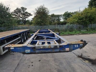 2010 Montracon Triaxle Sliding Skeletal Trailer - 2