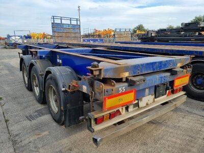 2010 Montracon Triaxle Sliding Skeletal Trailer - 11