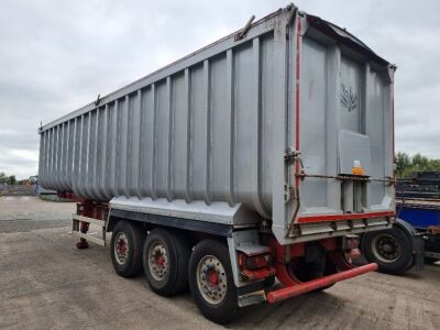 2014 Wilcox Triaxle Alloy Body Tipping Trailer - 12