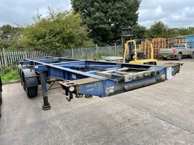 2010 Montracon Triaxle Sliding Skeletal Trailer