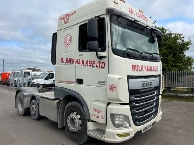 2014 DAF XF460 6x2 Mini Midlift Tractor Unit