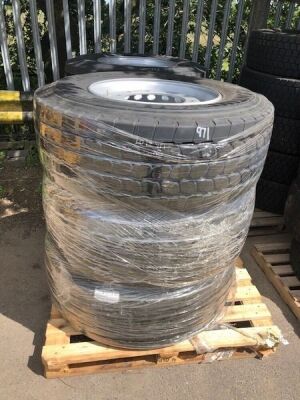 3 x Unused Continental 385 65 Tyres & Unused Rims