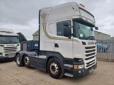 2016 Scania R450 Top Line 6x2 Midlift Tractor Unit