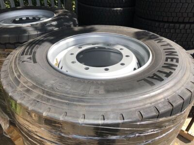 3 x Unused Continental 385 65 Tyres & Unused Rims - 2