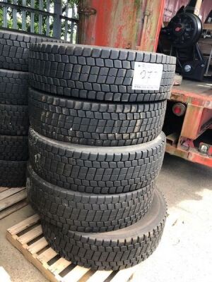 5 x Bridgestone 295 80 Tyres - 2