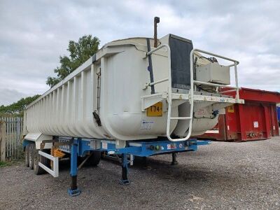 2014 Fruehauf Triaxle Aggregate Tipping Trailer