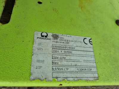2004 Pramac 4.97KVA Generator - 4