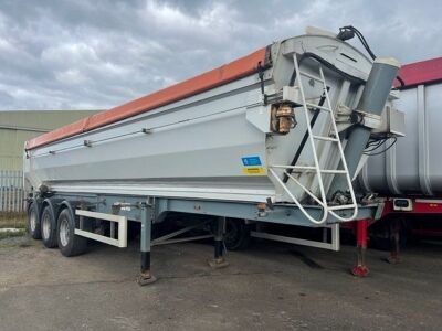 2013 Kelberg Triaxle Bath Tub Alloy Tipping Trailer