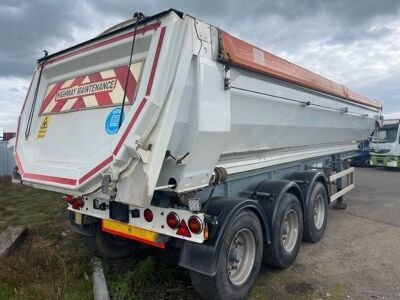 2013 Kelberg Triaxle Bath Tub Alloy Tipping Trailer - 11