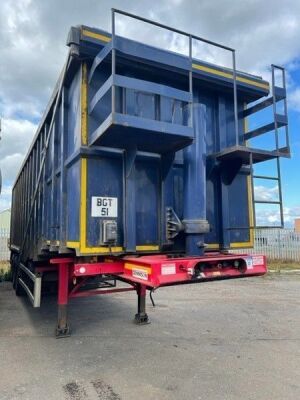 2018 Dennison Triaxle Scrap Spec Tipping Trailer - 5