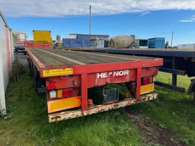 1998 Dennison Triaxle Extendable Flat Trailer - 4