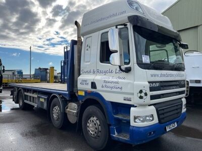 2012 DAF CF460 8x2 Rear Lift + Steer Flat Rigid