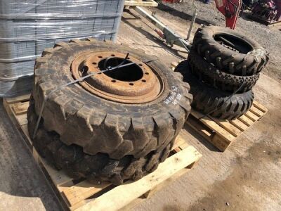 Qty of Misc Tyres & Rims  - 2