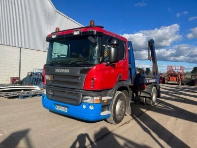 2009 Scania P380 4x2 Skip Loader