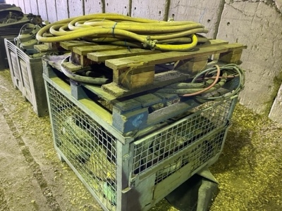 Stillage of Heavy Duty Slings + Air Hoses - 2