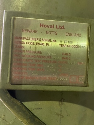 Hoval 200 Litre Compressor Vessel - 3