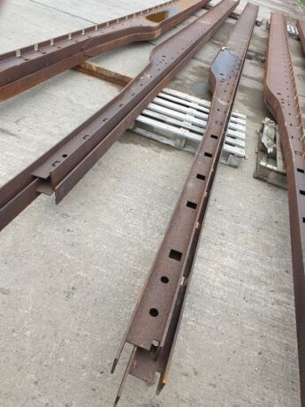 2 x 13.6m Steel Trailer Chassis Rails