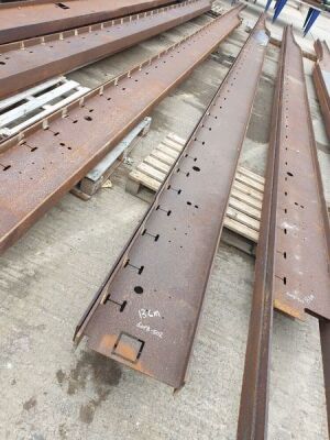 2 x 13.6m Steel Trailer Chassis Rails - 2