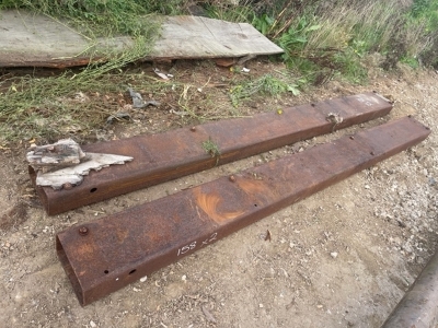 2x Steel Box Sections