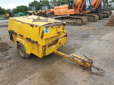 Compair Single Axle Drawbar Twin Tool Compressor - 2