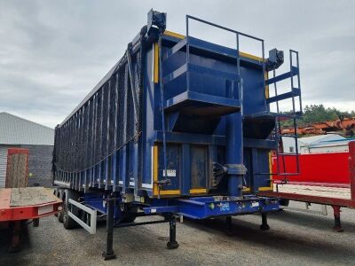 2019 SDC Triaxle 76yrd Steel Scrap Tipping Trailer - 3