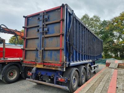 2019 SDC Triaxle 76yrd Steel Scrap Tipping Trailer - 11