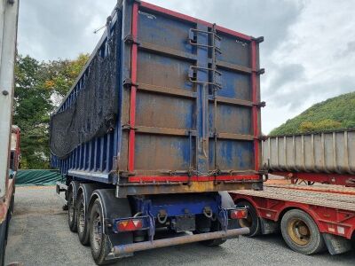 2019 SDC Triaxle 76yrd Steel Scrap Tipping Trailer - 15