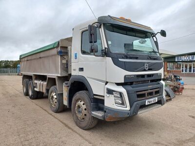 2014 Volvo FMX410 8x4 Euro 6 Alloy Body Insulated Tipper