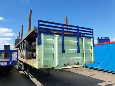 2003 Polski Triaxle Timber Spec Flat Trailer - 3