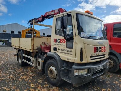 2006 Iveco Eurocargo 150E21 4x2 Brick Crane Dropside Rigid - 3