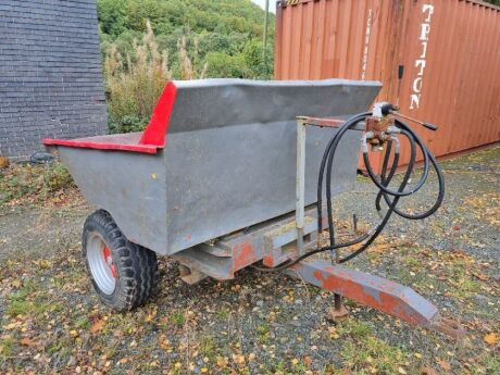 Single Axle Drawbar Hydraulic Tipping Trailer