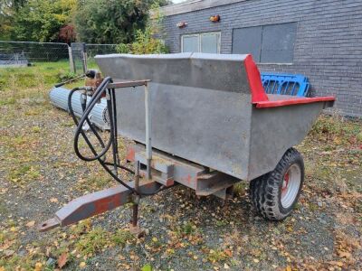 Single Axle Drawbar Hydraulic Tipping Trailer - 8