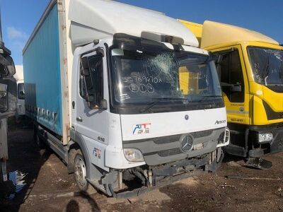 2011 Mercedes Atego 816 Curtainside Rigid