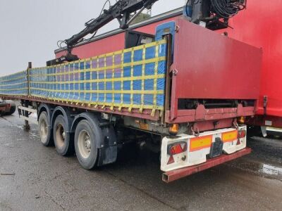 2004 Fruehauf 12.8m Triaxle Brick Crane Trailer