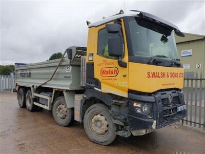 2015 Renault C430 8x4 Steel Body Tipper