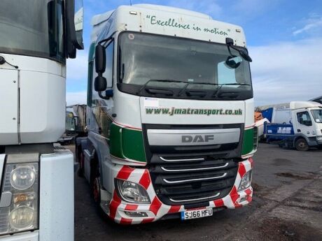 2016 DAF XF 460 Euro 6 6x2 Midlift Tractor Unit