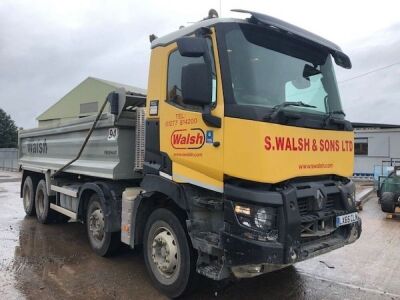 2016 Renault C430 8x4 Steel Body Tipper