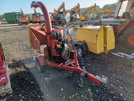 Towable 6 Inch Wood Chipper