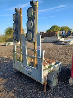 Single Axle Drawbar Trailer Traffic Light Set