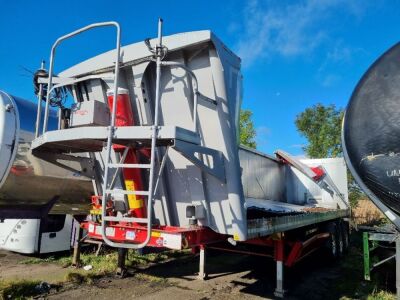 2021 Stas Triaxle Alloy Body Tipping Trailer - 2